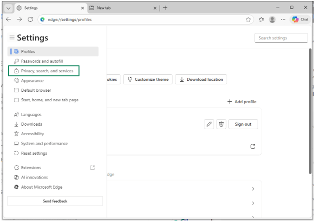 privacy search and service