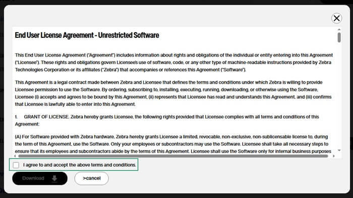 I agree to and accept the above terms and conditions. (1)