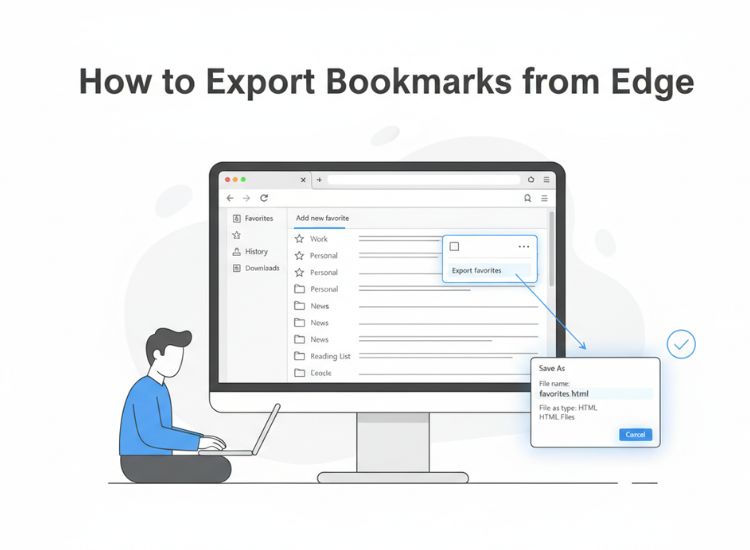 How to Export Bookmarks from Edge