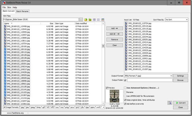 FastStone Photo Resizer