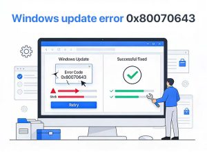 How to Fix Windows Update Error 0x80070643