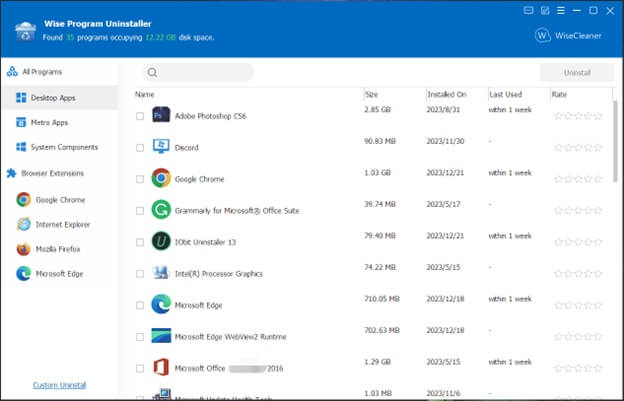 Wise Program Uninstaller (1)
