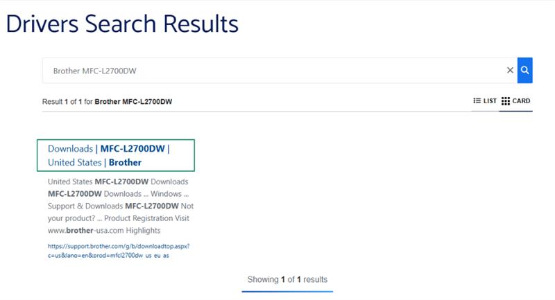 driver download page