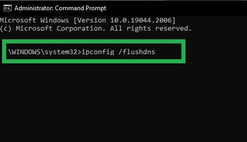 ipconfig flushdns