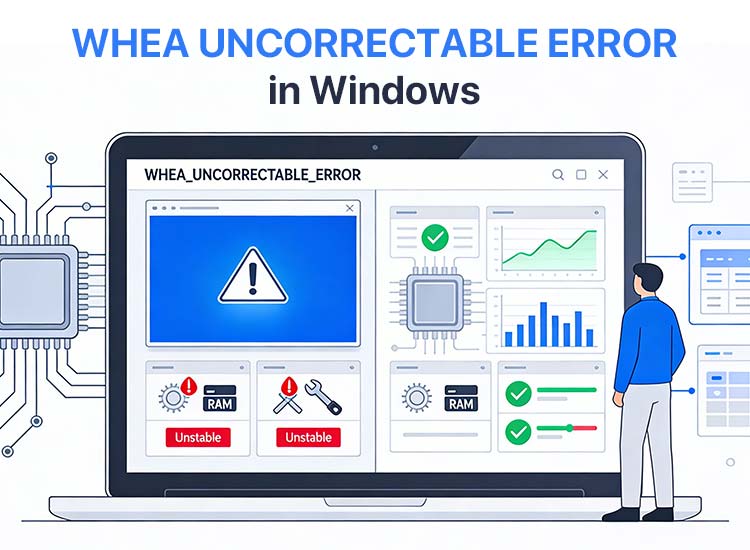 solve whea uncorrectable error in windows