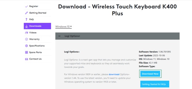 Download Now button