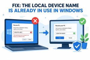 Fix: The Local Device Name Is Already in Use in Windows 10, 11