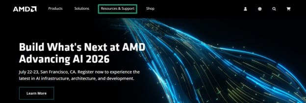 Resources & Support AMD