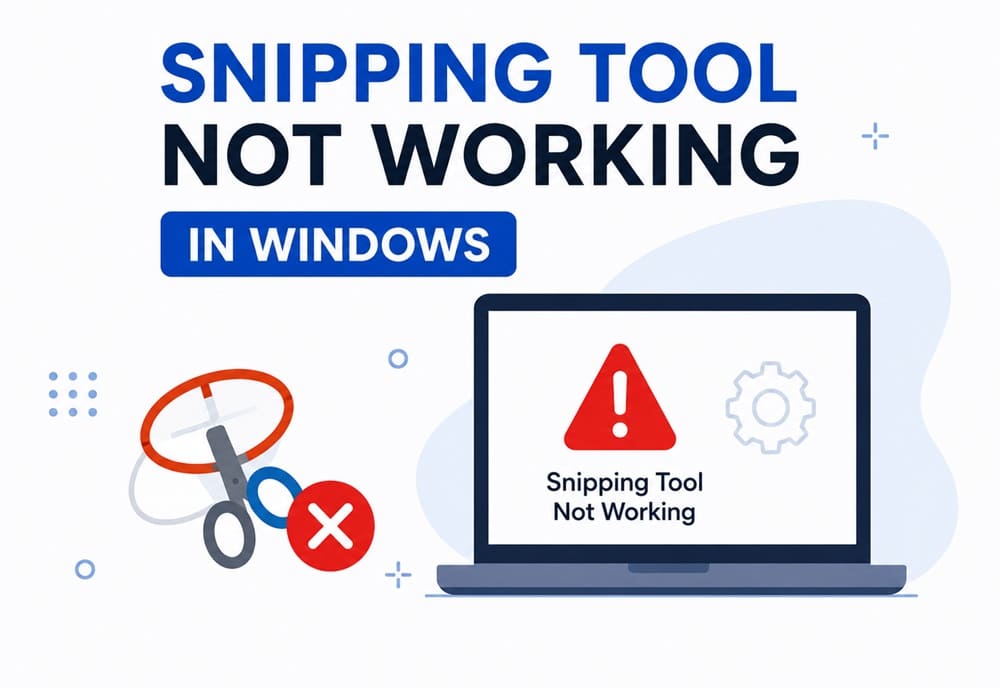 Snipping Tool Not Working in Windows (1)