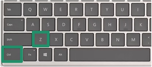 ctrl + z
