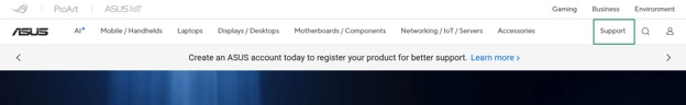 support asus monitor