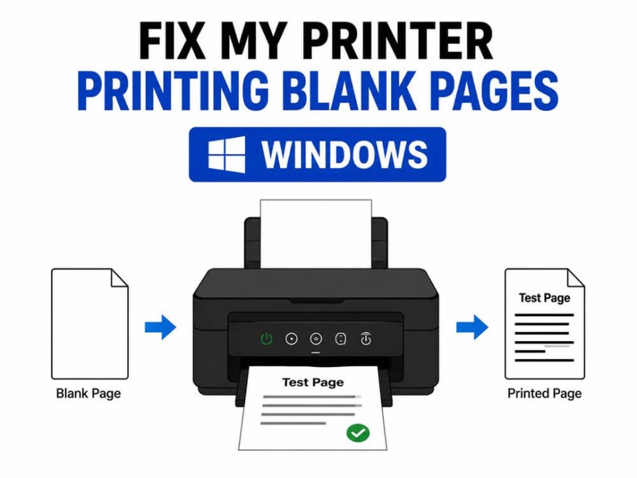 Fix My Printer Printing Blank Pages Windows