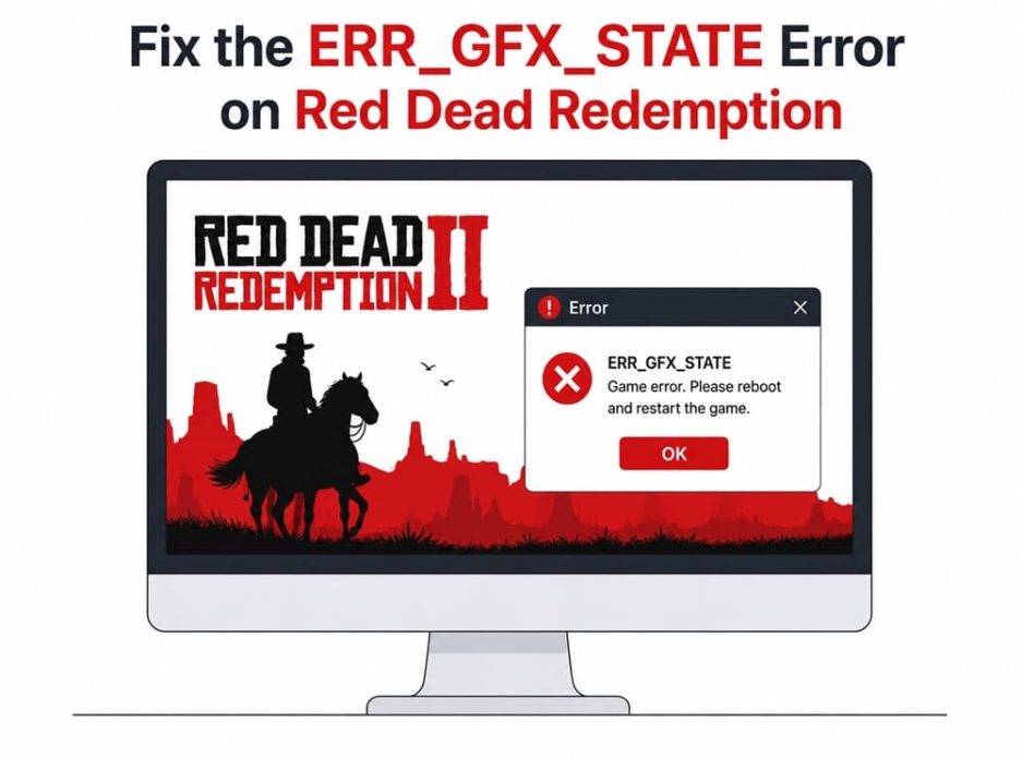 Fix the ERR_GFX_STATE Error on Red Dead Redemption