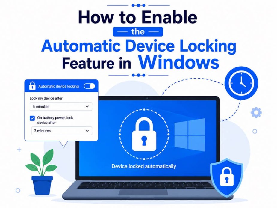 How to Enable the Automatic Device Locking Feature in Windows