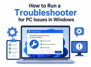 How to Run a Troubleshooter for PC Issues in Windows