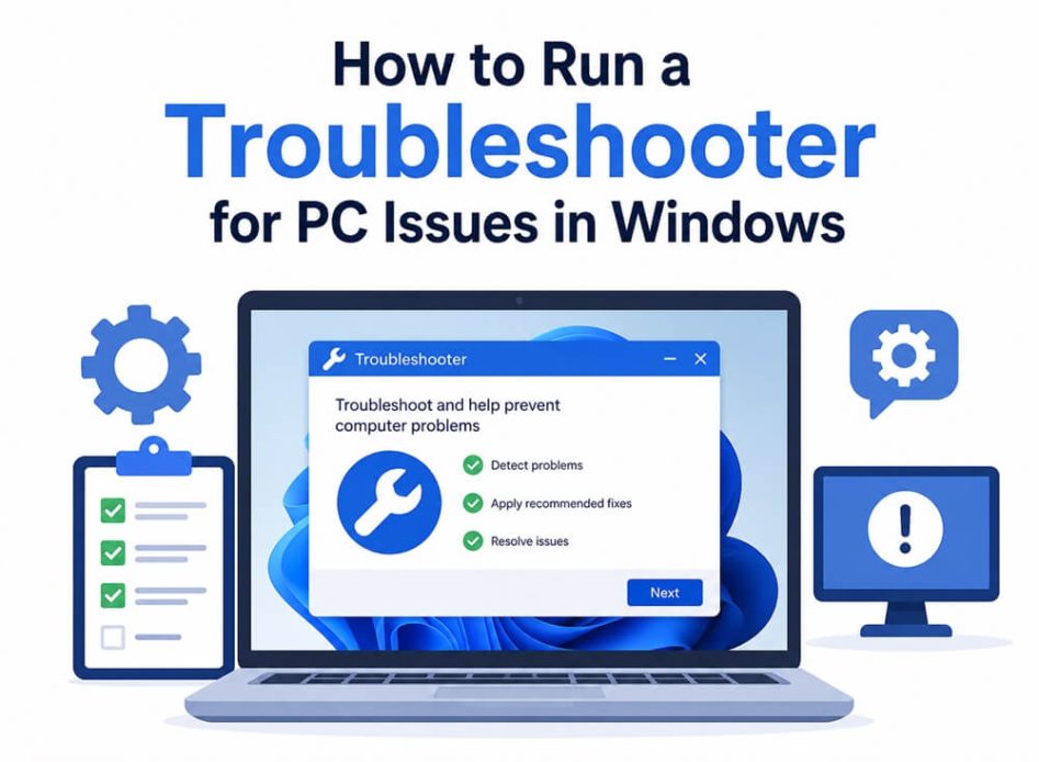 How to Run a Troubleshooter for PC Issues in Windows