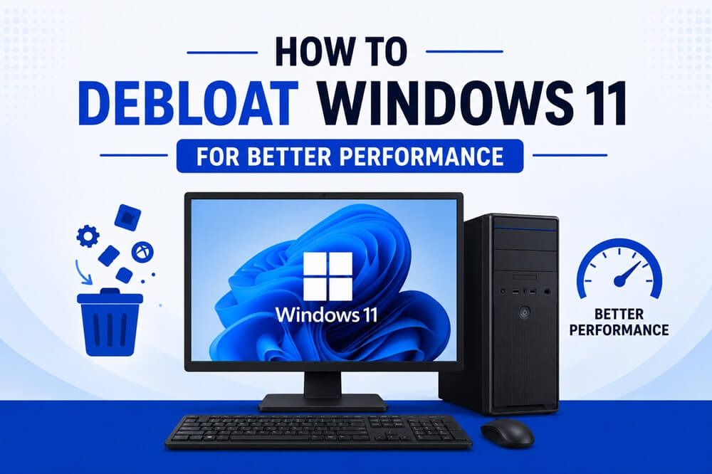 How to debloat windows (1)