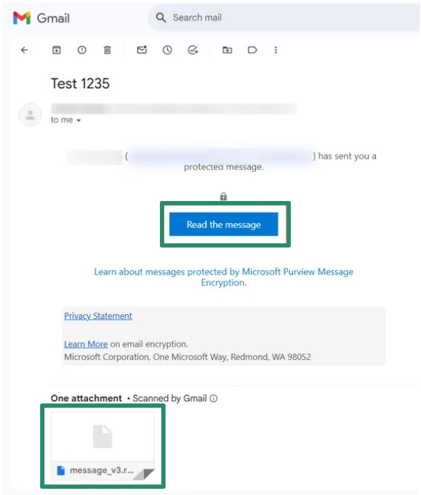 Rpmsg file in mail
