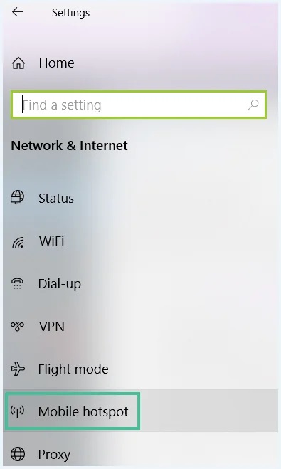 mobile hotspot