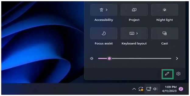 windows 11 quick settings